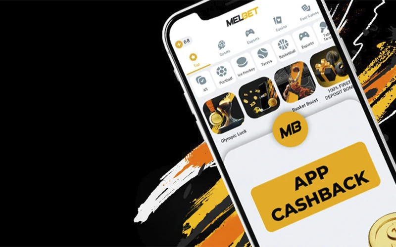 Don't worry about losing, because Melbet has prepared a unique cashback offer for you in the app.